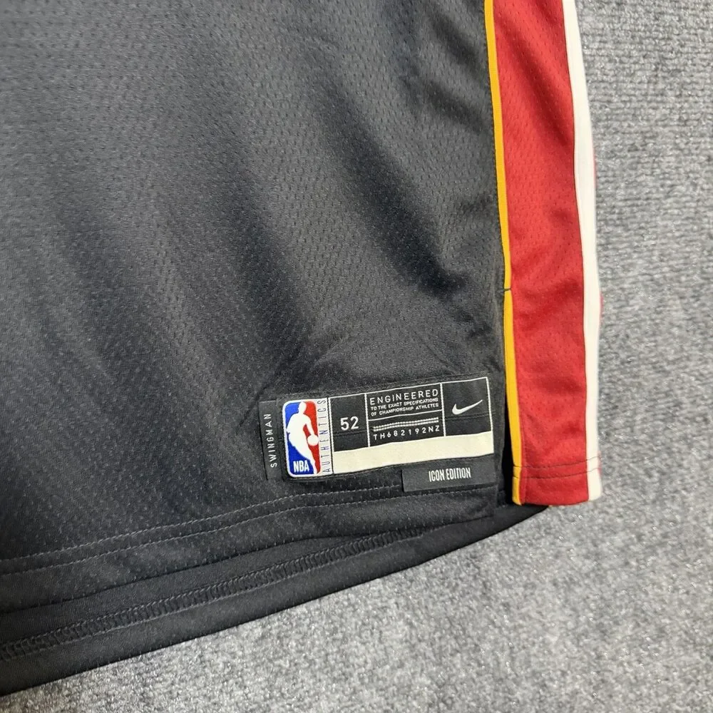 NWT Nike NBA Miami Heat Jimmy Butler #22 Jersey Black Red Size 52 XL Swingman - Picture 5 of 9